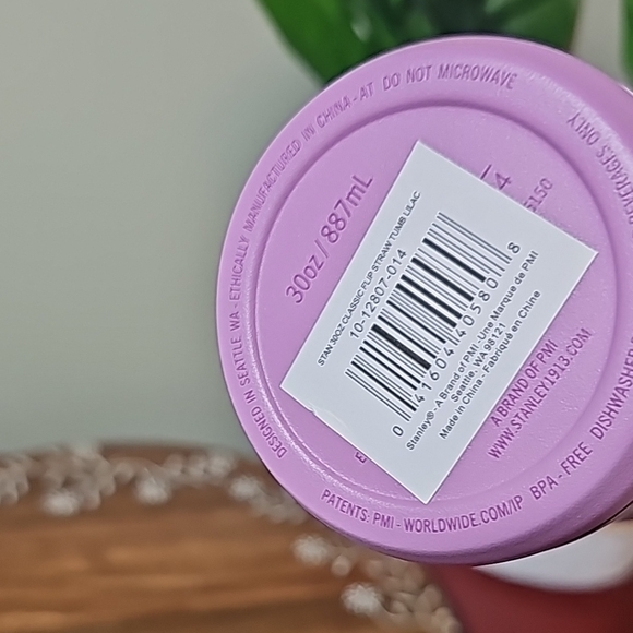Stanley Purple Flip Straw Tumbler - Picture 3 of 5